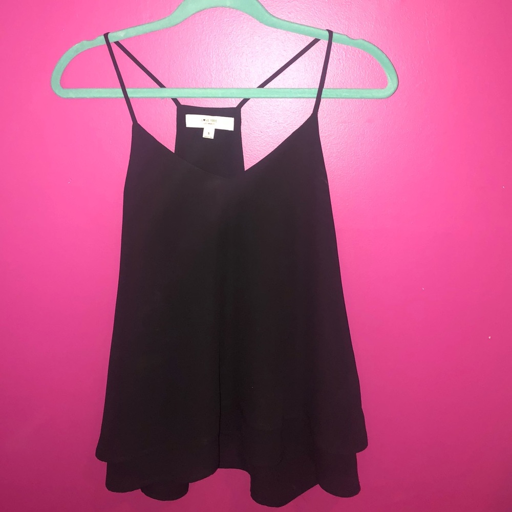 black going out tank!